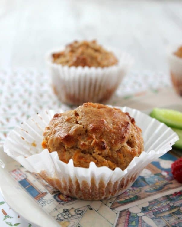 Wholemeal Carrot Muffins - delicious and packed full of goodness. Low in sugar these Wholemeal Carrot Muffins are fantastic for the lunchbox