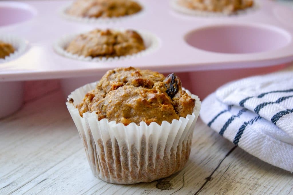 delicious carrot cake muffins, fantastic for lunchboxes, breakfast, baby led weaning.