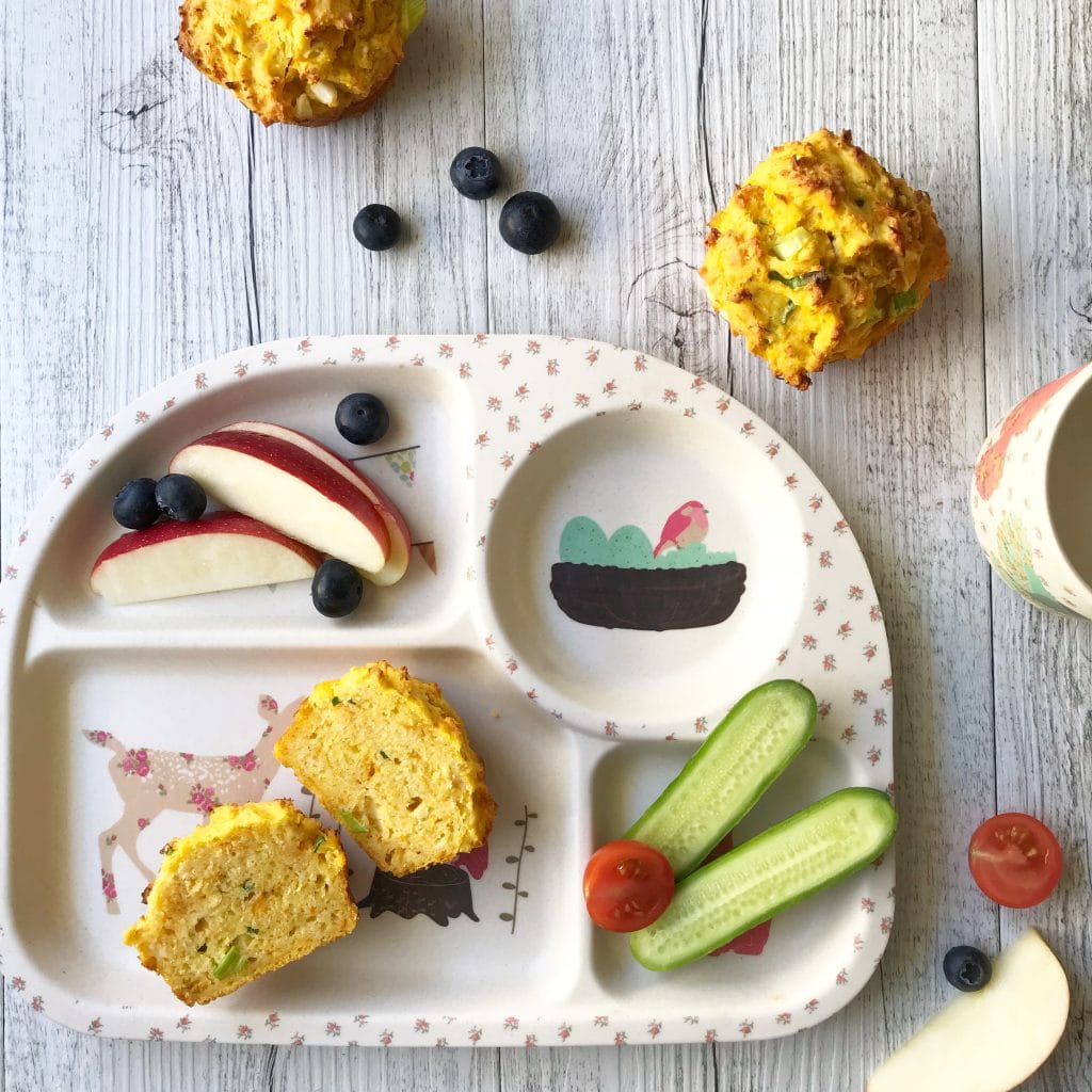 Roasted pumpkin and feta muffins a delicious change from a sandwich in the lunchbox