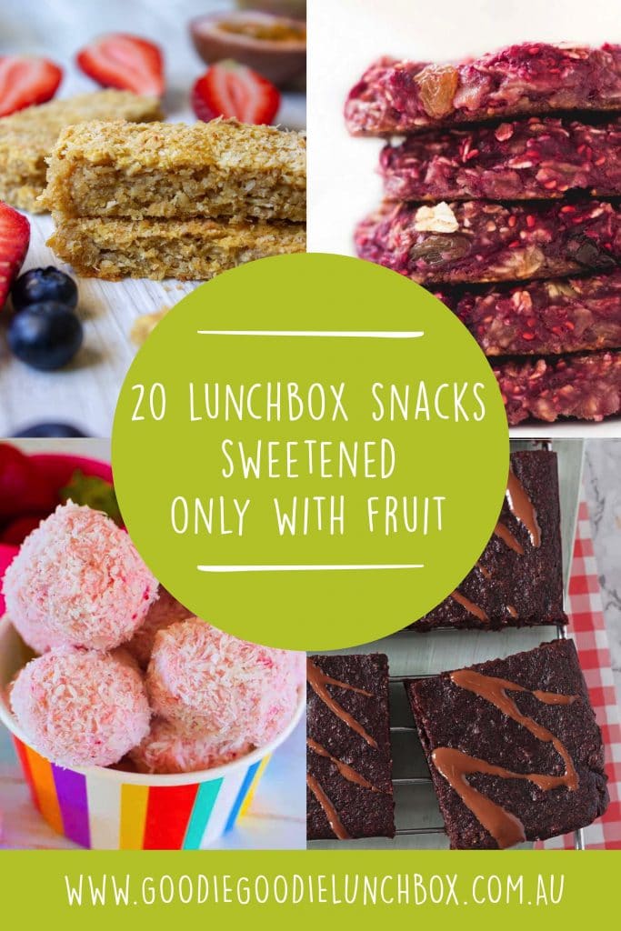 20 Lunchbox Snacks Sweetened Only with Fruit