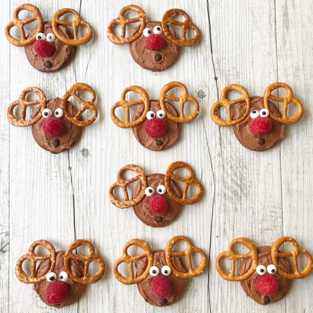 chocolate orange Rudolph Cookies