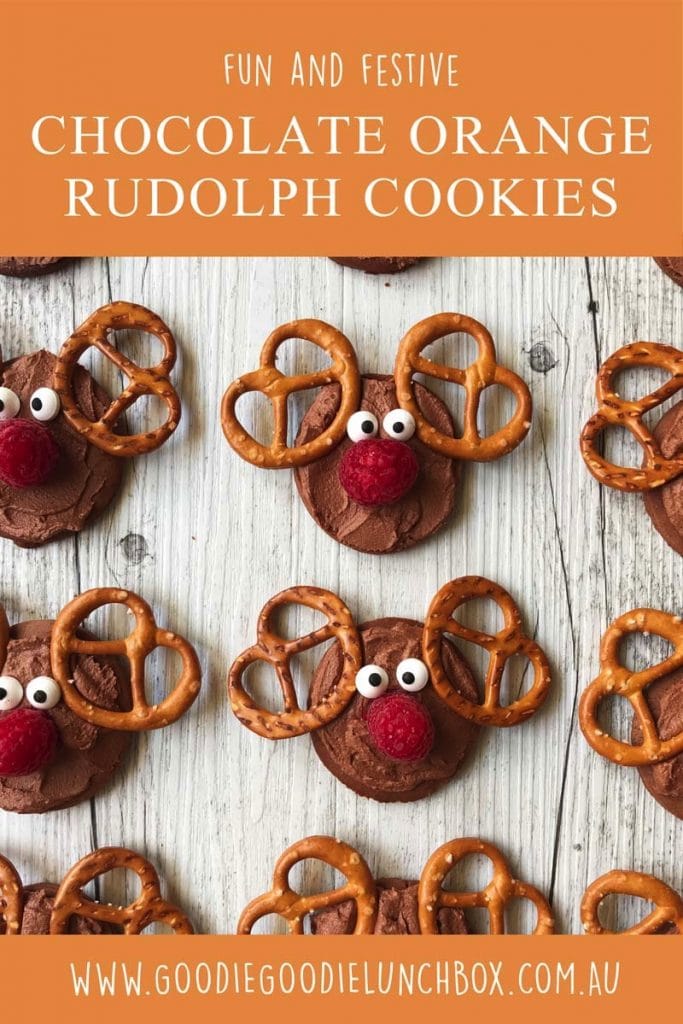 chocolate orange Rudolph Cookies