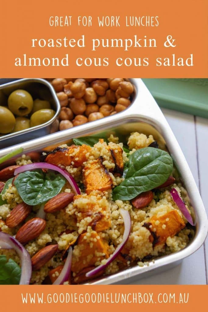 Roasted Pumpkin and Almond Cous Cous Salad