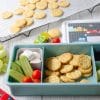 Carrot Cheddar and Poppy Seed Crackers