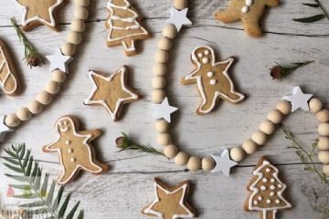 delicious refined sugar free festive spiced cookies