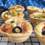 Quick and Easy Lunchbox Quiches, a protein packed savoury option for the lunchbox that is totally kid approved and freezer friendly