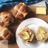 Delicious low sugar Berry and Cardamom Hot Cross Buns. A gorgeous variation on the traditional flavours.