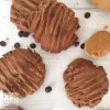 double chocolate peanut butter cookies deliciously crisp and totally moreish