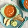 Creamy Tomato Soup is a kid friendly and vegan soup that is great for school lunches.