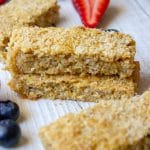 Sugar Free Tropical Breakfast Bars are perfect for breakfasts on the run or fantastic for school lunches or baby led weaning. Nut free, dairy free and egg free.