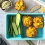 Roasted pumpkin and feta muffins a delicious change from a sandwich in the lunchbox