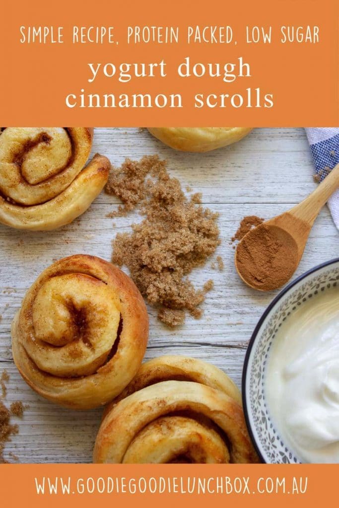 yogurt dough cinnamon scrolls