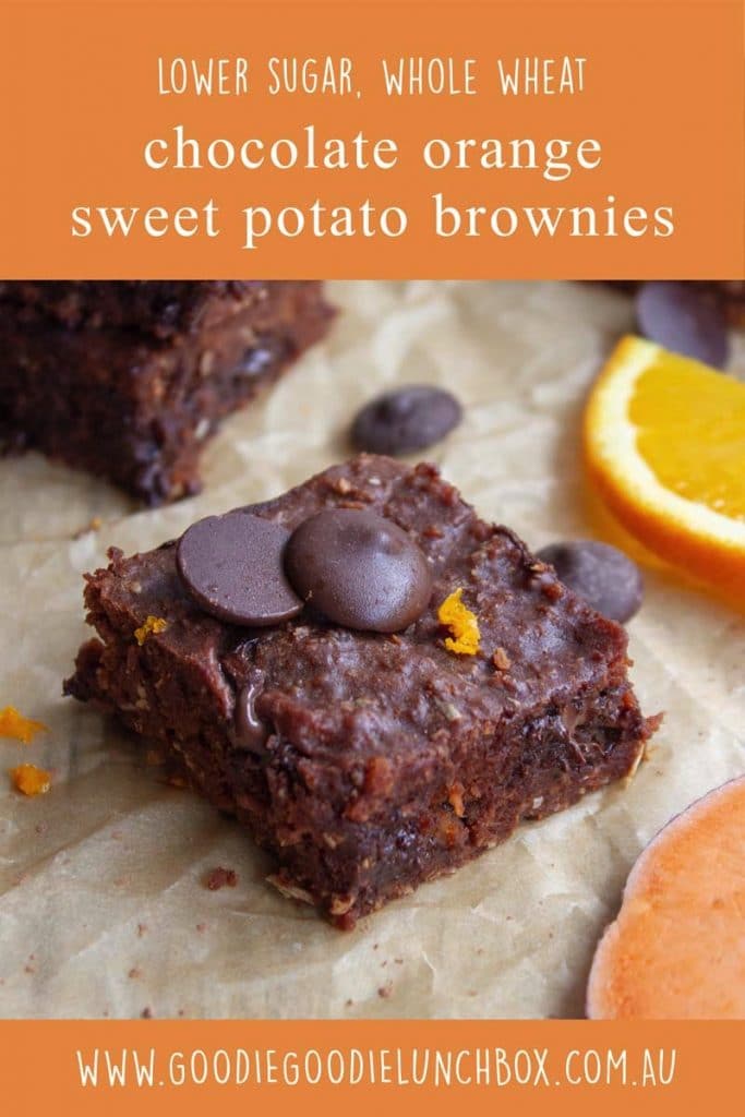 Chocolate Orange Sweet Potato Brownies