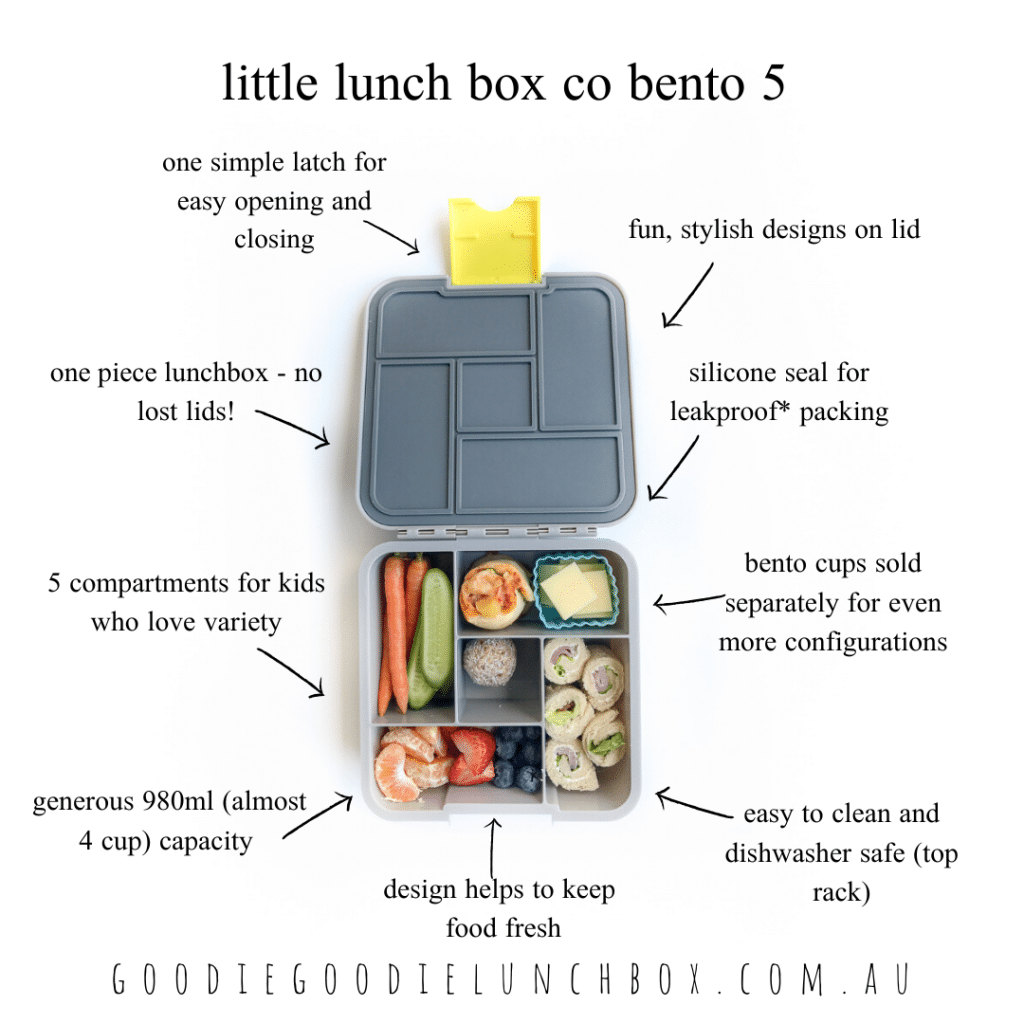 infographic of little lunch box co five
