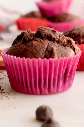 image of Chocolate Muffins with Sweet Potato