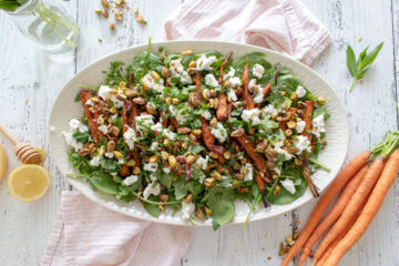 platter of Roasted Carrot Salad