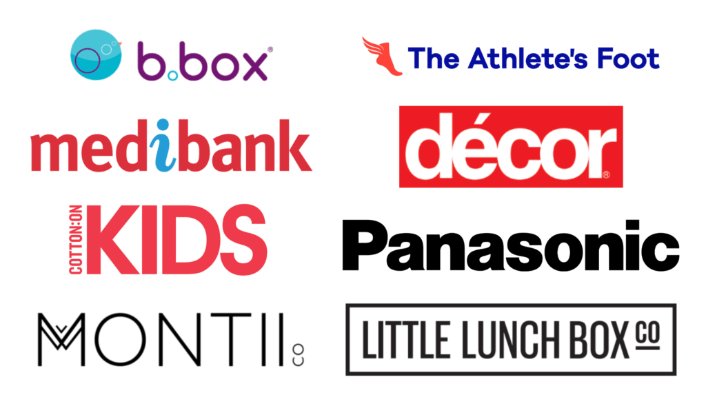 Image of company logos for brands we have worked with